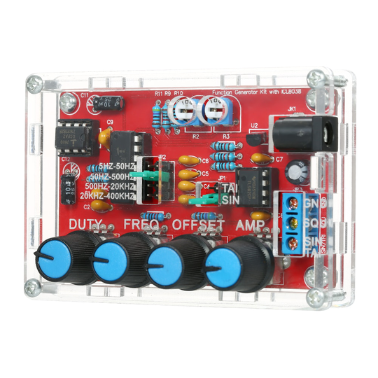 Signaal Generator DIY Kit functie generator synthesizer 5Hz ~ 400 kHz Verstelbare Frequentie Amplitude ICL8038