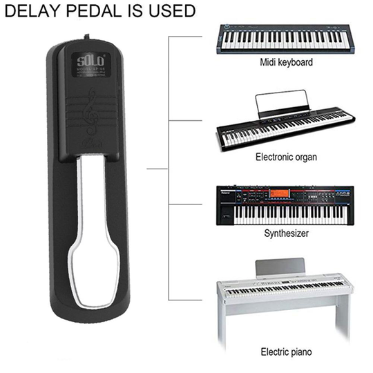 Piano Sustainpedaal Sterke Geluidsversterking Toetsenbord Synthesizer Keyboard Pedalen