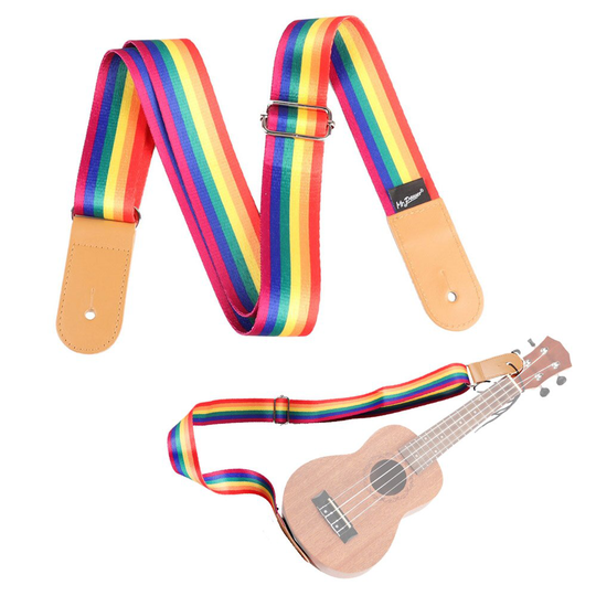 Verstelbare Multicolor Ukulele Band Zachte Nylon Riem Voor Hawaiian Gitaar Ukulele