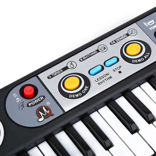 Top37 Toetsen Kid Orgel Elektrische Piano Digitale Muziek Elektronische Toetsenbord Muziekinstrument Met Mini Microfoon Voor Kinderen Lea