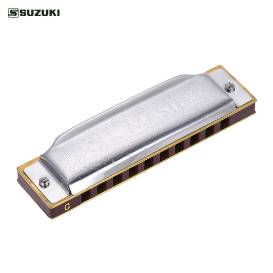 Folkmaster Harmonica Standaard 10-Hole Diatonische Harmonica Sleutel Van C 20 Tone Voor Beginner Student