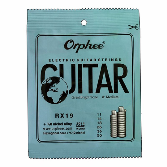 Orphee 20 Set 6 Stks/set Gitaar String RX19/RX17 Nikkel Legering String Super Licht Elektrische Gitaar Snaren