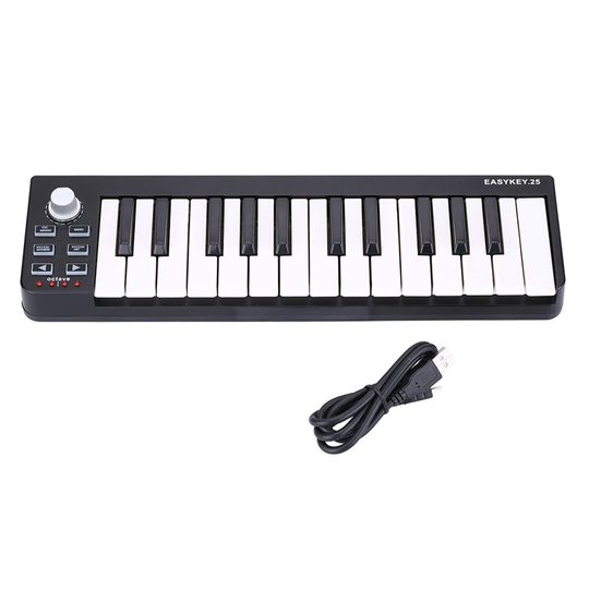 Wereldje Easykey.25 Draagbare Toetsenbord Mini 25-Key Usb Midi Controller Usb Bus Powered Elektrische Audio Apparatuur