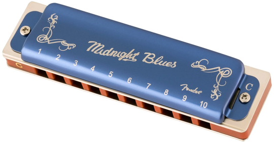 Fender Midnight Blues C Diatonisch Mundharmonika