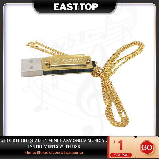 Easttop DF4U Sleutelhanger Harmonica Mini Harmonica Ketting Mooie Ontworpen