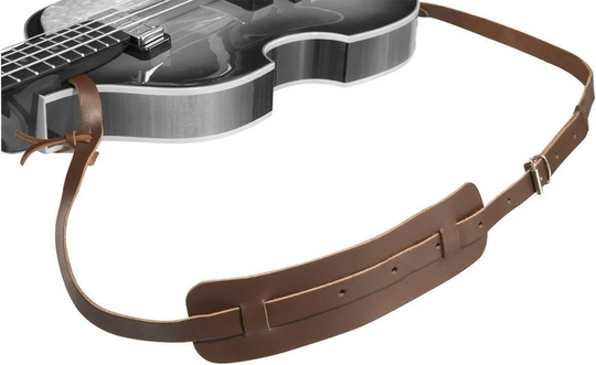 Höfner H65/50 Ledergurte für Gitarren Braun