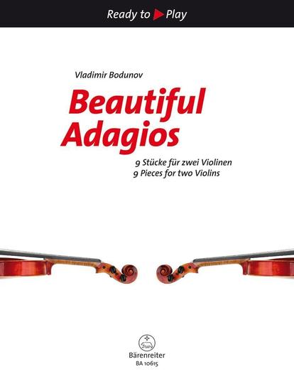 Vladimir Bodunov Beatiful Adagios 9 Pieces for two Violins Noten