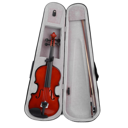 4/4 Hoogwaardige Full Size Massief Hout Natuurlijke Akoestische Viool Fiddle Met Case Boog Rosin Professionele Muziekinstrument