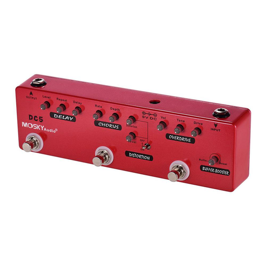 1 Pcs Dc5 4 In 1 Synthesizer Multi-effect Gitaar Onderdelen Muziekinstrument Muziekinstrumenten