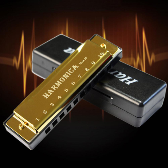 Draagbare Kids 10 Holes Harmonica Muziekinstrument Educatief Speelgoed Kinderen Vroege Onderwijs Mond Orgel