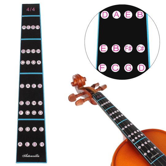 4/4 Viool Toets Sticker Fretboard Note Label Vingerzetting Grafiek Praktijk Beginner Viool Onderdelen Accessoires
