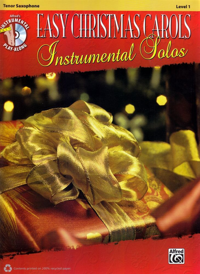 Noten Easy Christmas Carols incl. CD Tenorsaxophon Alfred 38757 Weihnachtslieder