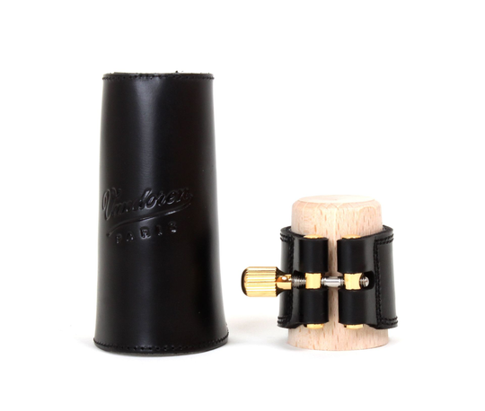 Vandoren Optimum Blattschraube + Kapsel (Leder) Tenorsaxophon TL3-Set,