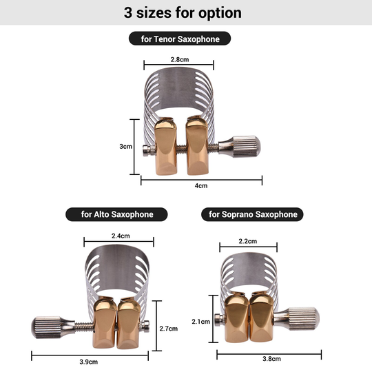Enkele Schroef Aanpassing Saxofoon Ligatuur Compact Duurzaam Sax Rietbinder Voor Altsaxofoon Van Saxofoon Accessoires