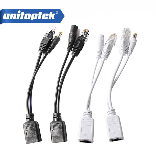 Poe Splitter & Poe Injector RJ45 Aan Vermogen/Output Synthesizer Separator Combiner Poe Adapter Switch Kabel Voor Cctv systeem