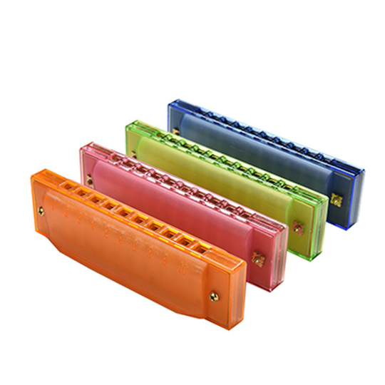 Dragonpad 10 Gaten ABS Plastic Harmonica Kind Muzikaal Speelgoed Muziek Instrument Kids Kinderen Harmonica Houtblazers
