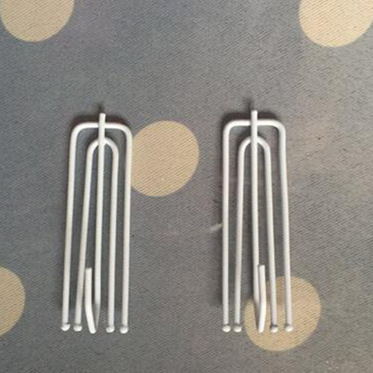 20 Pcs Anti-Roest Roestvrij Gordijn Haken 4 Voeten Synthese Metalen Diy Gordijn Houder Accessoires Haken Voor Gordijn Polen