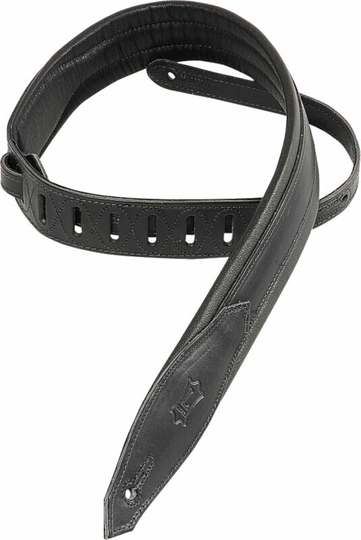 Levys MSS80 Ledergurte für Gitarren Black
