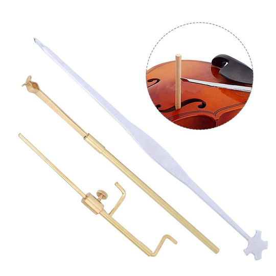 Viool Reparatie Set Geluid Kolom Klem Haak Kant Remklauw Luthier Gereedschap Viool Geluid Post Gauge Viool Accessoires