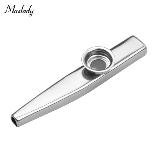 Muslady 1Pc Aluminium Kazoo Fluit Harmonica Voor Beginners Kids Adult Party Muziekinstrument !