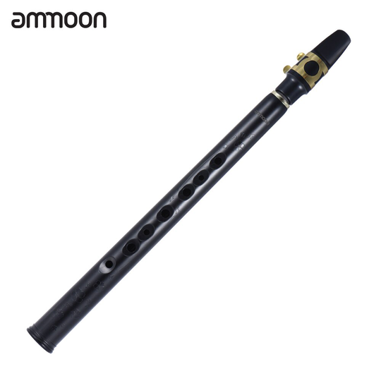 Ammoon Mini Pocket Bb Saxofoon Sax Abs Met Alto Mondstukken 2Pcs Reed Draagtas Houtblazers Instrument