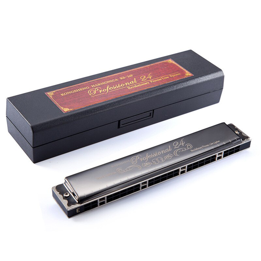 Harmonica 24-Hole Harmonica Confucius Professionele Performce Klassikaal Onderwijs Beginners Studenten Volwassen Spelen C Key Harmonica