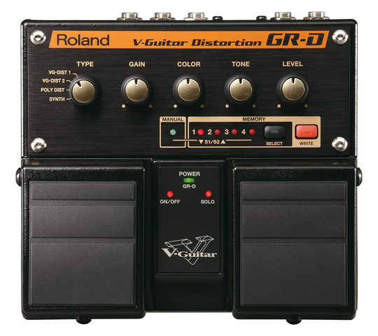 Roland GR-D V-Guitar Distortion Twin Pedal für E-Gitarre mit GK-Pickup