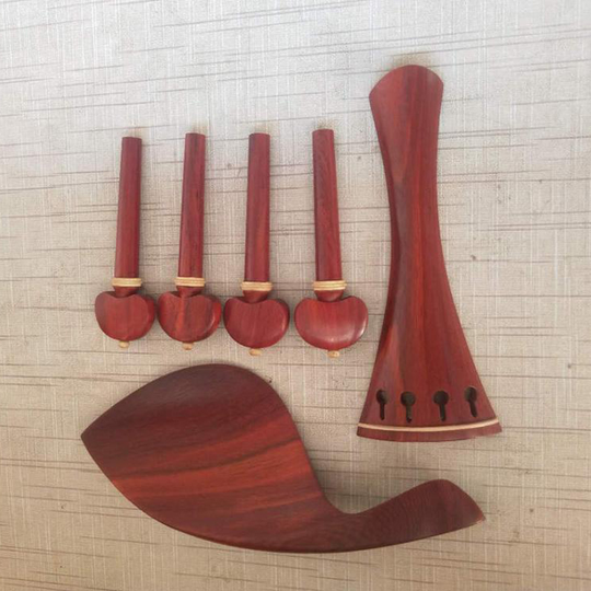 Wtsfwf Een Set Sandelhout Viool Accessoire Beste Sandelhout Deel Voor Voilin 4/4 Size