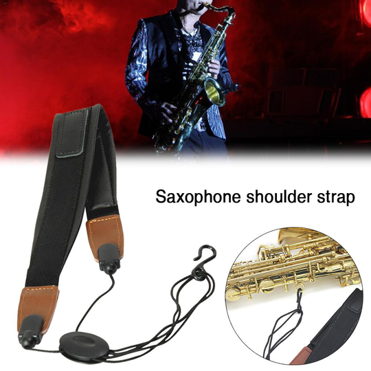 Saxofoon Schouderriem Instrument Lanyard voor Meest Saxofoon