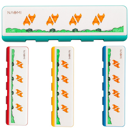 Naomi Vos Sleutel Van C Enkele Rij 4 Gaten Harmonica Muziekinstrument