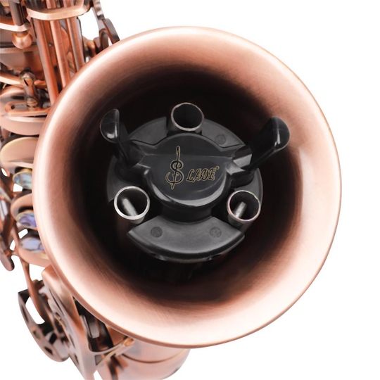 LD-126 Altsaxofoon Sax Draagbare Houder Opvouwbare Saxofoon Beugel Verstelbare Standaard Instrumenten Accessoires (Lederen Tas)
