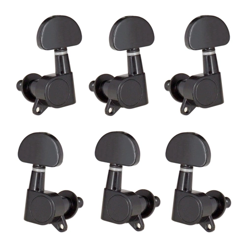 6pcs (3L3R) Closed Guitar Tuning Pegs String Tuner Maschinenköpfe Knöpfe Tuning Keys für Folk Acoustic / Electric Guitar