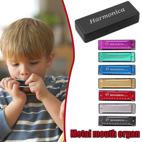 10 Gaten Voor Rock Land Folk Jazz Melodica Swan Harmonica Blues Houtblazers Harp Instrument Mond Diatonische Muziek Orgel N9V1