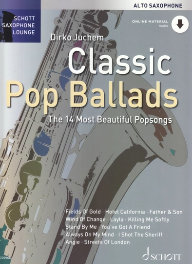 Noten 14 unsterbliche Classic Pop Ballads Altsaxophon & download MP3 ED 22056D