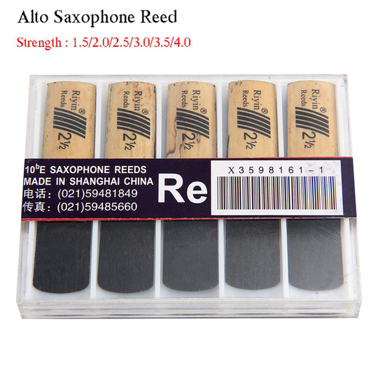 10 Pcs Saxofoon Riet Set Met Sterkte 1.5/2.0/2.5/3.0/3.5/4.0 Voor Alto sax Reed Instrument Onderdelen Voor Saxofoon