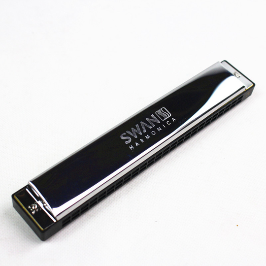 Swan Harmonica Tremolo C Sleutel 24 Holes Tremolo Harmonica Mondharmonica Houtblazers Muziekinstrumenten