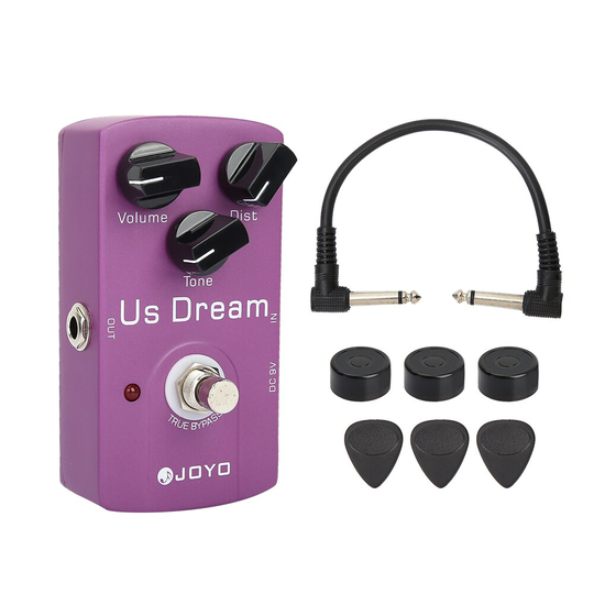 Joyo JF-34 Gitaar Effect Pedaal Monoblock Tube Speaker Amerikaanse Distortion Gitaar Effect Apparaat Pedaal Voor Elektrische Gitaar