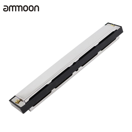 Ammoon C Key Harmonica 24 Gaten Tremolo Harmonica Mondharmonica voor Studenten Beginners