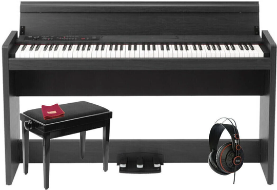 Korg LP-380 Rosewood Grain Black SET Rosewood Grain Black Digital Piano
