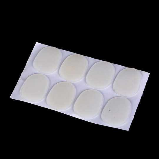 8 Stuks 0.8Mm Siliconen Sopraansaxofoon Sax Mondstuk Patches Pad Kussens Clear Kleur