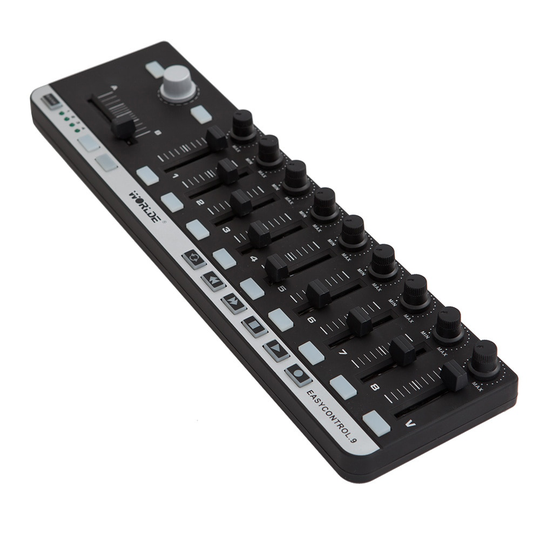 Wereldje EasyControl.9 Midi Keyboard Draagbare Mini Usb 9 Slim-Line Controle Professionele Midi Controller