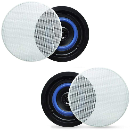 Herdio 4 "160 Watt 2 Manier Inbouw in Plafond in Muur Luidsprekers Perfect Voor Badkamer, Keuken, woonkamer, Kantoor