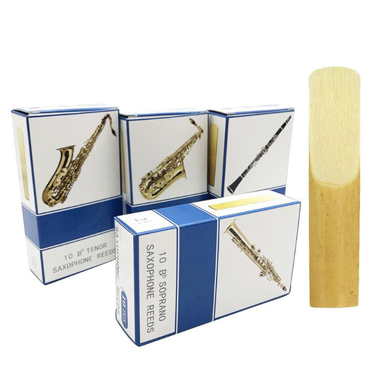 10 Stks/set Alto/Sopraan/Tenor Saxofoon Rieten Sterkte 2.5 Bb Klarinet Riet Muziekinstrument Accessoires