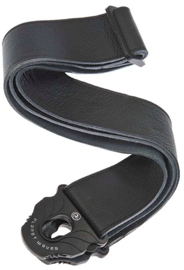 D'Addario Planet Waves 50PLL00 Ledergurte für Gitarren Schwarz