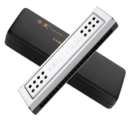 Beide side Harmonica 24 gaten harper Tremolo Harmonica G & C Professionele Mond Ogan Harp Muziekinstrumenten mondharmonica