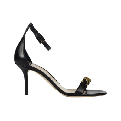 Sandalen met hoge hakken Elisabetta Franchi , Zwart , Dames
