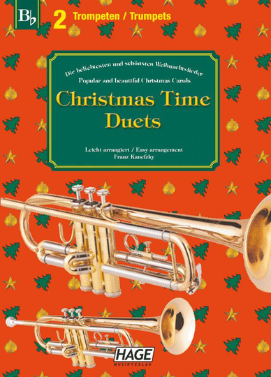 Noten Christmas Time Duets HAGE 1092 für 2 Trompeten Duette Christmas