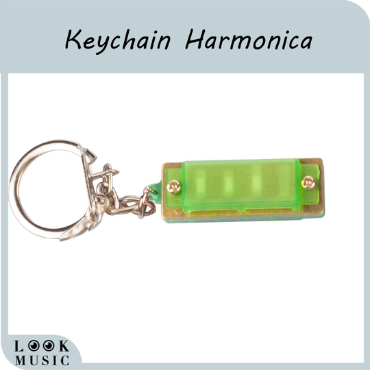 1Pc Mini Harmonica Sleutelhanger 4 Hole 8 Tone Harmonica Kids