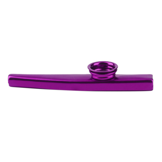 Creatieve Metalen Kazoo Paars Kleuren Fluit Membraan Harmonica Voor Kinderen Minnaar Kerst Praktisch Perfecte