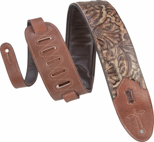 Levys M4WP Ledergurte für Gitarren Palm Pecan